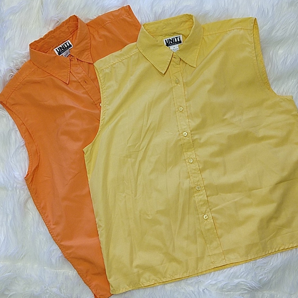 Uniti Casuals Sleeveless Button Collared Shirt - image 1